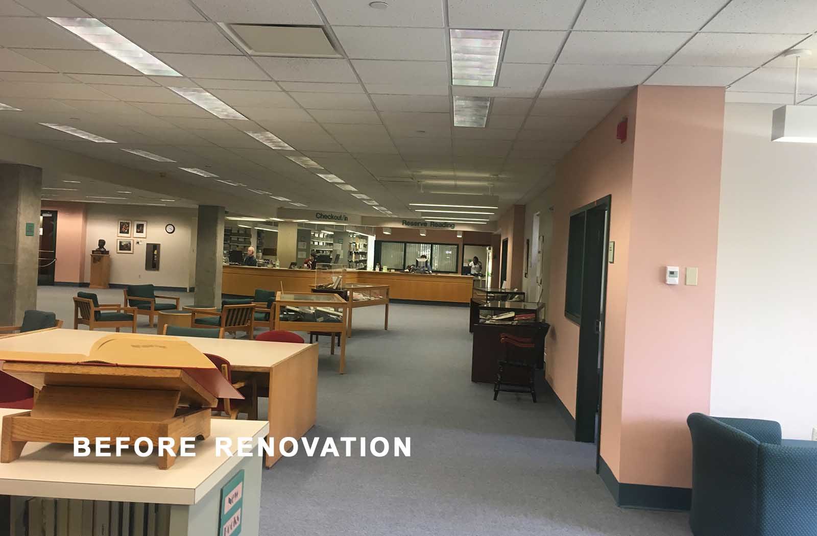 La Salle Connelly Library - Before pods